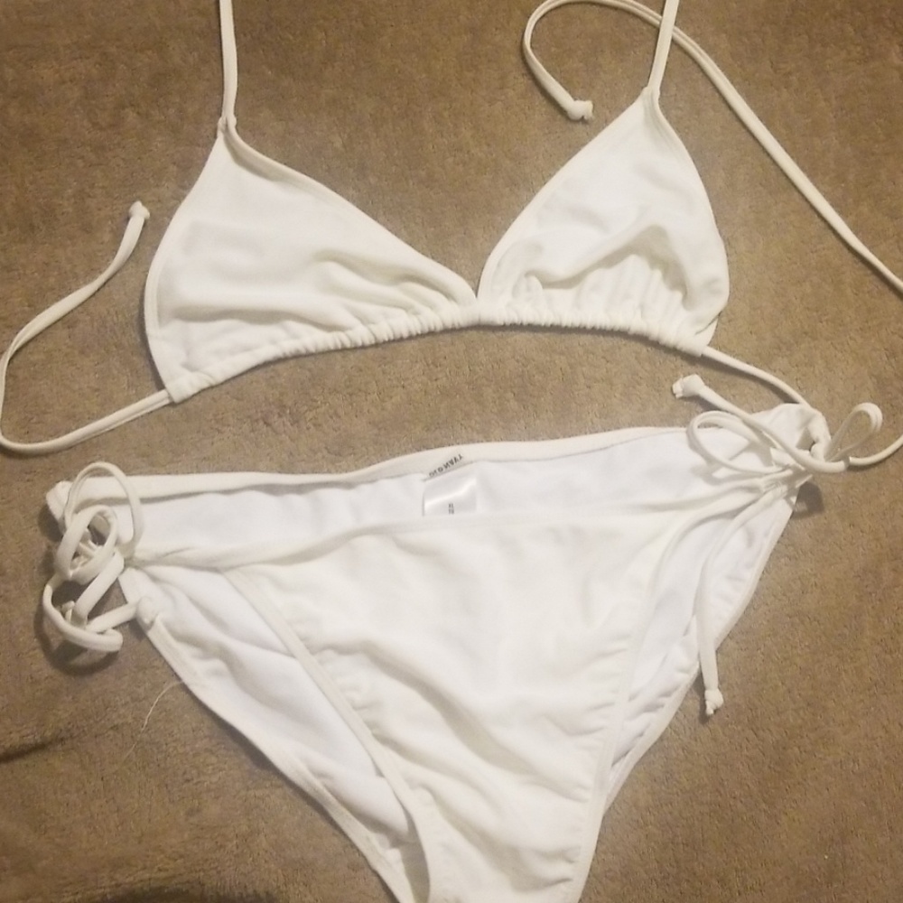 White bikini